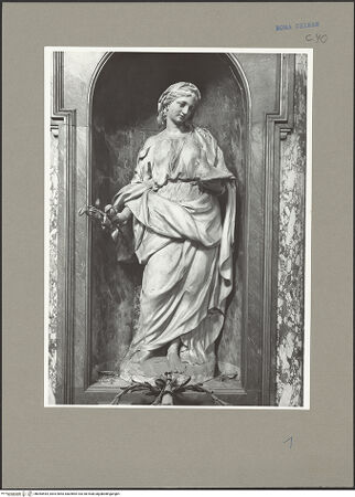 Vorderseite von ICCD [https://www.deutsche-digitale-bibliothek.de/content/lizenzen/rv-ez/] Personifikation der Einfachheit - , bh065544_recto. Foto.