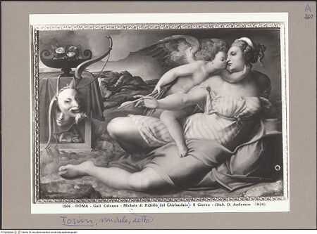 Vorderseite von Anderson [https://www.deutsche-digitale-bibliothek.de/content/lizenzen/rv-ez/] Venus und Amor - Gesamtansicht, bh065713_recto. Foto.