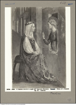 Vorderseite von Alinari [https://www.deutsche-digitale-bibliothek.de/content/lizenzen/rv-ez/] Szenen aus dem Leben der heiligen Katharina von AlexandrienBekehrung der Kaiserin Faustina durch die heilige Katherina und Tod der Kaiserin - , bh065728_recto. Foto: Anderson, Domenico.