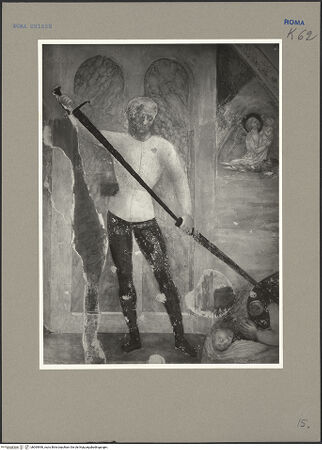 Vorderseite von ICCD [https://www.deutsche-digitale-bibliothek.de/content/lizenzen/rv-ez/] Szenen aus dem Leben der heiligen Katharina von AlexandrienBekehrung der Kaiserin Faustina durch die heilige Katherina und Tod der Kaiserin - , bh065990_recto. Foto.