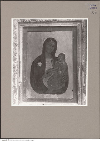 Vorderseite von Sopr. BAS NA [https://www.deutsche-digitale-bibliothek.de/content/lizenzen/rv-ez/] Madonna - Gesamtansicht, bh066118_recto. Foto.