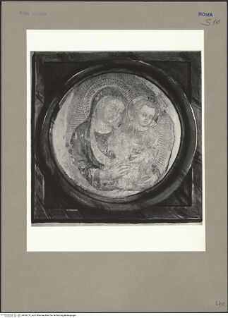 Vorderseite von ICCD [https://www.deutsche-digitale-bibliothek.de/content/lizenzen/rv-ez/] Madonna - , bh066218_recto. Foto.