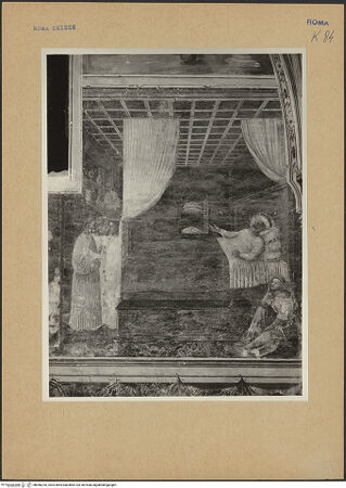 Vorderseite von ICCD [https://www.deutsche-digitale-bibliothek.de/content/lizenzen/rv-ez/] Szenen aus dem Leben des heiligen AmbrosiusTod des heiligen Ambrosius - Gesamtansicht, bh066235_recto. Foto.