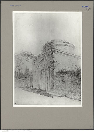 Vorderseite von ICCD [https://www.deutsche-digitale-bibliothek.de/content/lizenzen/rv-ez/] Sant'Andrea in Via Flaminia - , bh067122_recto. Foto.