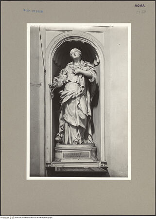 Vorderseite von ICCD [https://www.deutsche-digitale-bibliothek.de/content/lizenzen/rv-ez/] Heilige Maria Magdalena mit Salbgefäß - Gesamtansicht, bh067334_recto. Foto.