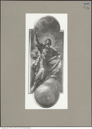 Vorderseite von Sopr. BAS NA [https://www.deutsche-digitale-bibliothek.de/content/lizenzen/rv-ez/] Johannes der Evangelist - Gesamtansicht, bh067393_recto. Foto.