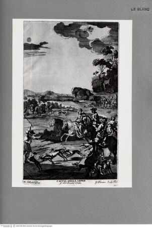 Vorderseite von Museo Civico, Archivio Fotografico [http://creativecommons.org/publicdomain/mark/1.0/] Die Hasenjagd, "Caccia della lepre" - , bh067640. Foto.