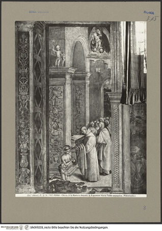 Vorderseite von Alinari [https://www.deutsche-digitale-bibliothek.de/content/lizenzen/rv-ez/] Szenen aus dem Leben des heiligen Bernhardin von SienaEinkleidung des heiligen Berhardin von Siena mit dem Ordensgewand - Gesamtansicht, bh069203_recto. Foto.