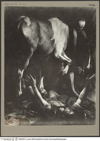 Vorderseite von unbekannt [https://www.deutsche-digitale-bibliothek.de/content/lizenzen/rv-ez/] Konversion des Paulus - , bh069271_recto. Foto.