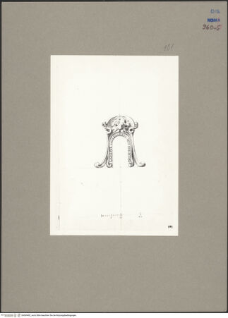 Vorderseite von Bibliotheca Hertziana [http://creativecommons.org/publicdomain/mark/1.0/] Codex SpadaEntwurf für das Portal einer Vigna - , bh069482_recto. Foto.