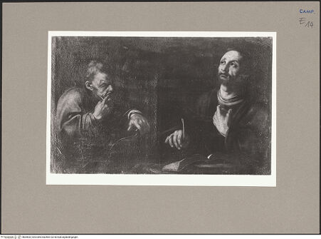 Vorderseite von Sopr. BAS NA [https://www.deutsche-digitale-bibliothek.de/content/lizenzen/rv-ez/] Zwei Evangelisten - Gesamtansicht, bh069642_recto. Foto.