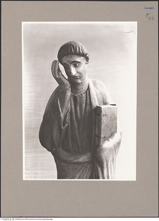 Vorderseite von Sopr. BAS NA [https://www.deutsche-digitale-bibliothek.de/content/lizenzen/rv-ez/] Kreuzigung - Johannes, Oberkörper, bh069663_recto. Foto.