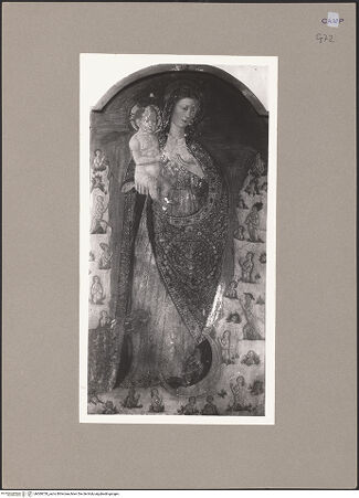 Vorderseite von Sopr. BAS NA [https://www.deutsche-digitale-bibliothek.de/content/lizenzen/rv-ez/] Triptychon mit der Madonna delle Grazie - Detail, Madonna, bh069728_recto. Foto.