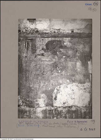 Vorderseite von Bibliotheca Hertziana [https://www.deutsche-digitale-bibliothek.de/content/lizenzen/rv-fz/] Szenen aus dem Alten Testament, Martyriumsszene und HeiligendarstellungenBau der Arche - Rechte Bildhälfte, bh069777_recto. Foto: Sansaini, Renato.