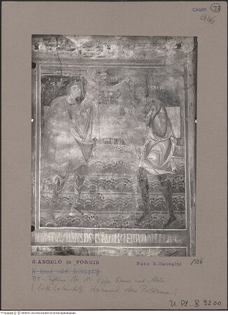 Vorderseite von Bibliotheca Hertziana [https://www.deutsche-digitale-bibliothek.de/content/lizenzen/rv-fz/] Szenen aus dem Alten Testament, Martyriumsszene und HeiligendarstellungenOpfer Kains und Abels - Opfer Kains und Abels, bh069787_recto. Foto: Sansaini, Renato.