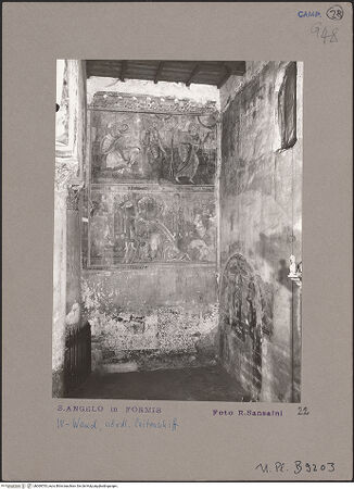 Vorderseite von Bibliotheca Hertziana [https://www.deutsche-digitale-bibliothek.de/content/lizenzen/rv-ez/] Szenen aus dem Alten Testament, Martyriumsszene und Heiligendarstellungen - Szenen aus dem Alten Testament und Märtyrium des heiligen Pantaleon, bh069793_recto. Foto: Sansaini, Renato.