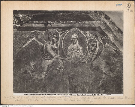 Vorderseite von Alinari [https://www.deutsche-digitale-bibliothek.de/content/lizenzen/rv-ez/] Vier Szenen aus dem Leben der heiligen Einsiedler Antonius Abbas und PaulusViertes Joch: Der heilige Antonius sieht wie die Seele des heiligen Paulus von zwei Engeln in den Himmel getragen wird - Detail: zwei Engeln tragen die Seele des heiligen Paulus in den Himmel, bh069814_recto. Foto.