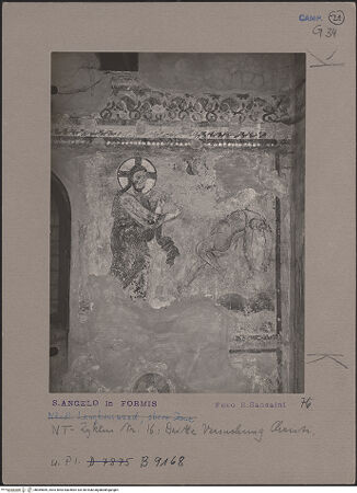 Vorderseite von Bibliotheca Hertziana [https://www.deutsche-digitale-bibliothek.de/content/lizenzen/rv-fz/] Szenen aus dem Neuen Testament und ProphetenNordwand: Szenen aus dem Leben Christi und ProphetenOberes Register: Szenen aus der Kindheit Jesu bis zu den VersuchungenDrei Versuchungen Jesu - Dritte Versuchung, Gesamtansicht, bh069869_recto. Foto: Sansaini, Renato.