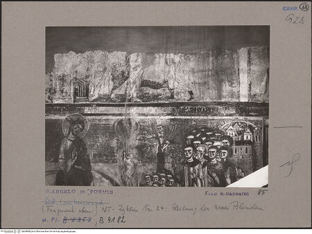 Vorderseite von Bibliotheca Hertziana [https://www.deutsche-digitale-bibliothek.de/content/lizenzen/rv-ez/] SüdwandUnteres RegisterEinzug in Jerusalem - Detail, bh069880_recto. Foto: Sansaini, Renato.