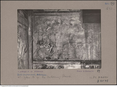 Vorderseite von Bibliotheca Hertziana [https://www.deutsche-digitale-bibliothek.de/content/lizenzen/rv-fz/] Szenen aus dem Neuen Testament und ProphetenNordwand: Szenen aus dem Leben Christi und ProphetenMittleres Register: Transfiguration und Gleichnisse JesuTransfiguration - Gesamtansicht, bh069900_recto. Foto: Sansaini, Renato.