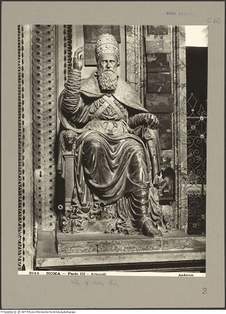 Vorderseite von Alinari [https://www.deutsche-digitale-bibliothek.de/content/lizenzen/rv-ez/] Papst Paul III. - Frontalansicht, bh071529_recto. Foto.