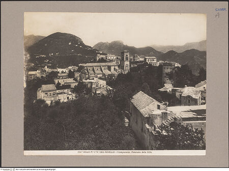 Vorderseite von Alinari [https://www.deutsche-digitale-bibliothek.de/content/lizenzen/rv-ez/] Blick auf die Stadt, bh071628_recto. Foto.