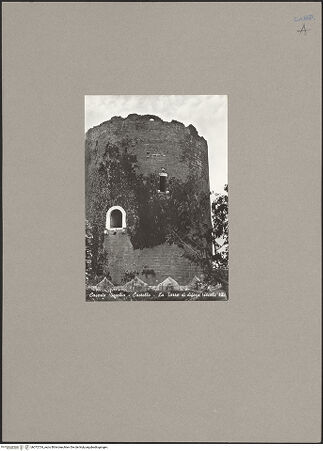 Vorderseite von unbekannt [https://www.deutsche-digitale-bibliothek.de/content/lizenzen/rv-ez/] Kastell - Südturm, bh072724_recto. Foto.