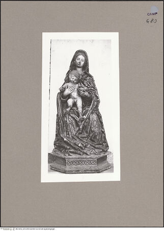 Vorderseite von Sopr. BAS NA [https://www.deutsche-digitale-bibliothek.de/content/lizenzen/rv-ez/] Madonna - Gesamtansicht, bh073893_recto. Foto.