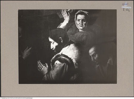 Vorderseite von Sopr. BAS NA [https://www.deutsche-digitale-bibliothek.de/content/lizenzen/rv-ez/] Anbetung des Christuskindes durch die Hirten - Detail, bh074233_recto. Foto.