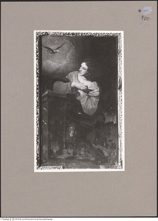 Vorderseite von Sopr. BAS NA [https://www.deutsche-digitale-bibliothek.de/content/lizenzen/rv-ez/] Verkündigung - Detail: Maria, bh074238_recto. Foto.