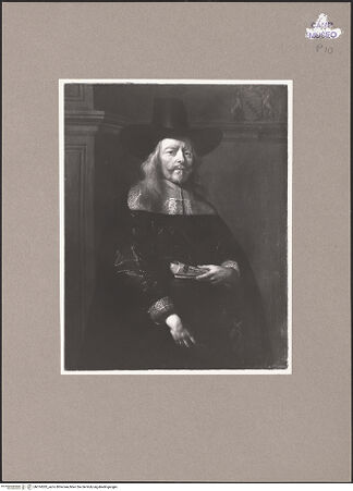 Vorderseite von Sopr. BAS NA [https://www.deutsche-digitale-bibliothek.de/content/lizenzen/rv-ez/] Porträt eines Mannes - Gesamtansicht, bh074283_recto. Foto.