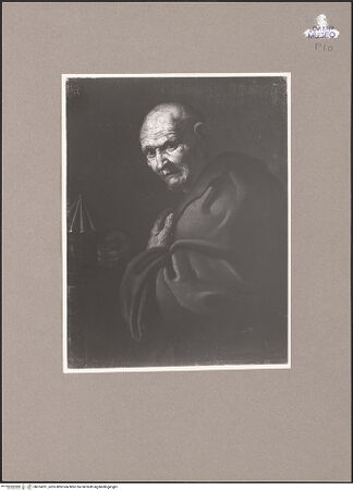 Vorderseite von Sopr. BAS NA [https://www.deutsche-digitale-bibliothek.de/content/lizenzen/rv-ez/] Diogenes - Gesamtansicht, bh074291_recto. Foto.