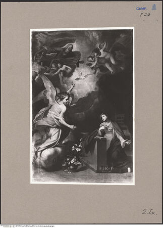 Vorderseite von Sopr. BAS NA [https://www.deutsche-digitale-bibliothek.de/content/lizenzen/rv-ez/] Verkündigung - Gesamtansicht, bh074301_recto. Foto.