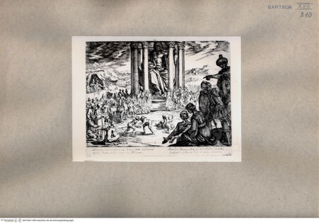 Vorderseite von  [http://creativecommons.org/publicdomain/mark/1.0/] Das Weltwunder: Die Zeus-Statue zu Olympia - , bh074607. Foto.