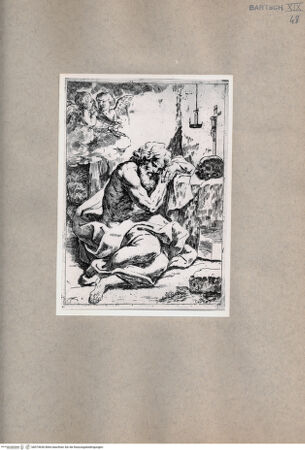 Vorderseite von  [http://creativecommons.org/publicdomain/mark/1.0/] Heiliger Hieronymus - , bh074636. Foto.