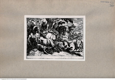 Vorderseite von  [http://creativecommons.org/publicdomain/mark/1.0/] die Jagd - , bh074797. Foto.