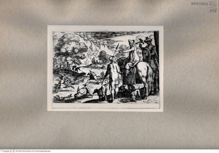 Vorderseite von  [http://creativecommons.org/publicdomain/mark/1.0/] die Jagd - , bh074802. Foto.