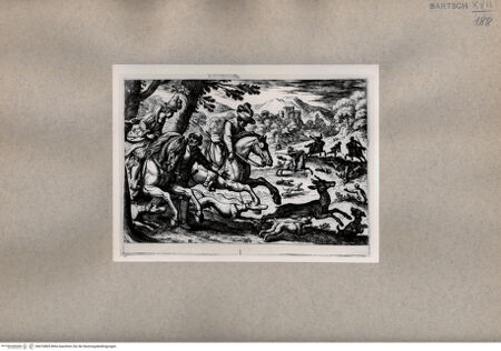 Vorderseite von  [http://creativecommons.org/publicdomain/mark/1.0/] die Jagd - , bh074805. Foto.