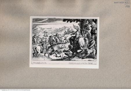 Vorderseite von  [http://creativecommons.org/publicdomain/mark/1.0/] die Jagd - , bh074810. Foto.