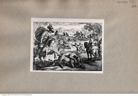 Vorderseite von  [http://creativecommons.org/publicdomain/mark/1.0/] die Jagd - , bh074813. Foto.