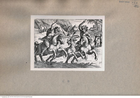 Vorderseite von  [http://creativecommons.org/publicdomain/mark/1.0/] die Jagd - , bh074814. Foto.