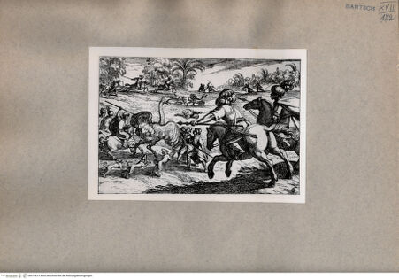 Vorderseite von  [http://creativecommons.org/publicdomain/mark/1.0/] die Jagd - , bh074815. Foto.