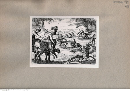 Vorderseite von  [http://creativecommons.org/publicdomain/mark/1.0/] die Jagd - , bh074817. Foto.