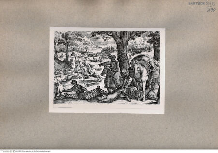 Vorderseite von  [http://creativecommons.org/publicdomain/mark/1.0/] die Jagd - , bh074831. Foto.