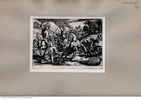 Vorderseite von  [http://creativecommons.org/publicdomain/mark/1.0/] die Jagd - , bh074832. Foto.