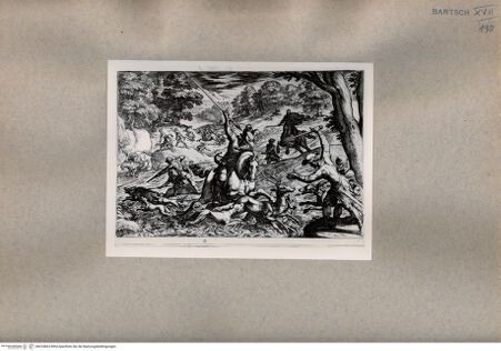 Vorderseite von  [http://creativecommons.org/publicdomain/mark/1.0/] die Jagd - , bh074833. Foto.