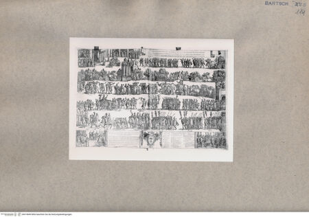 Vorderseite von  [http://creativecommons.org/publicdomain/mark/1.0/] Der Triumphmarsch - , bh074849. Foto.