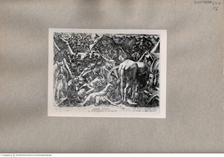 Vorderseite von  [http://creativecommons.org/publicdomain/mark/1.0/] Gideon betritt das feindliche Lager - , bh074856. Foto.