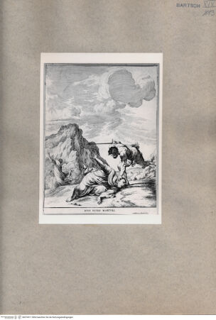 Vorderseite von  [http://creativecommons.org/publicdomain/mark/1.0/] Martyrium des heiligen Petrus - , bh074911. Foto.