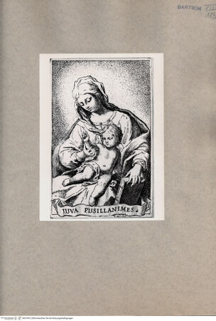 Vorderseite von  [http://creativecommons.org/publicdomain/mark/1.0/] Madonna mit Kind - , bh074912. Foto.
